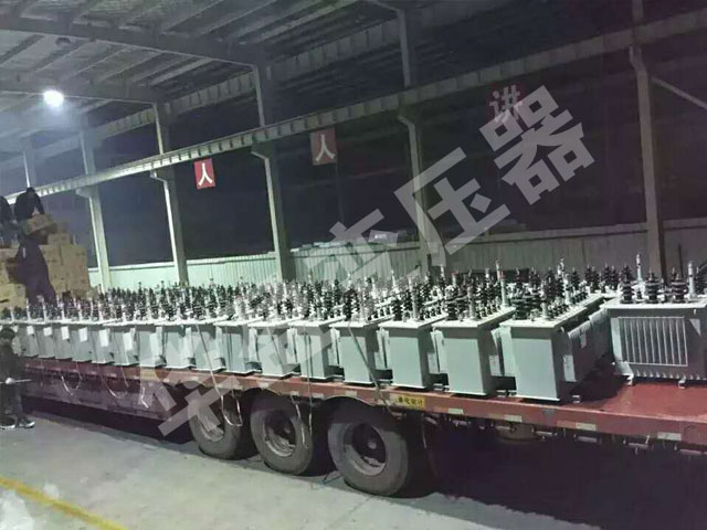焦作非晶合金变压器发货现场